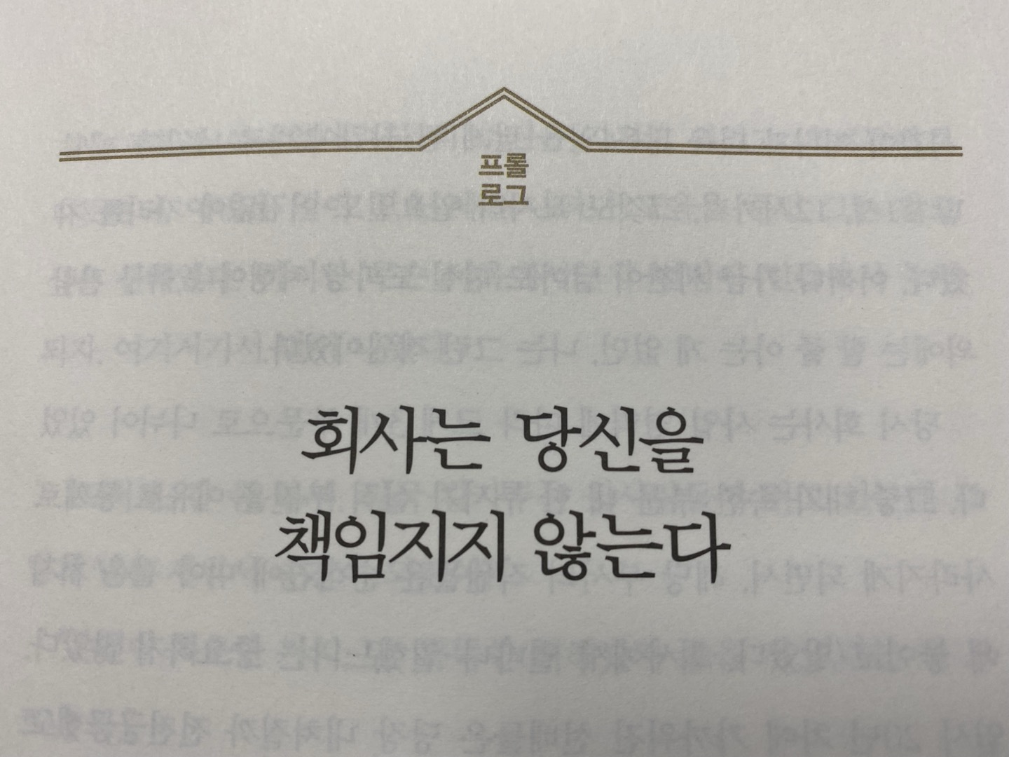 회사는당신을 책임지지 않는다
