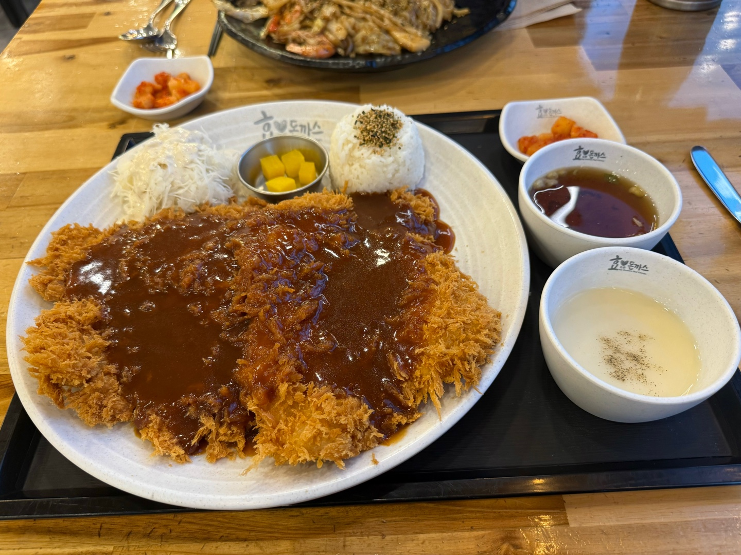 왕돈까스 맛집 효돈까스, 김해 외동점 방문기