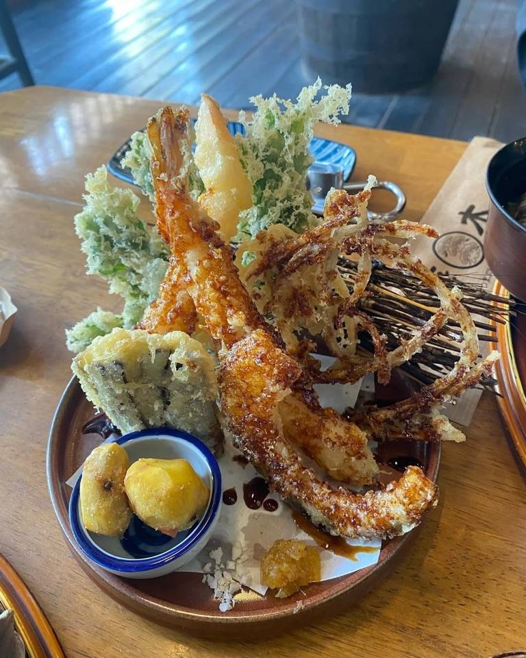 해운대 장어덮밥 맛집 해목  모둠 튀김
