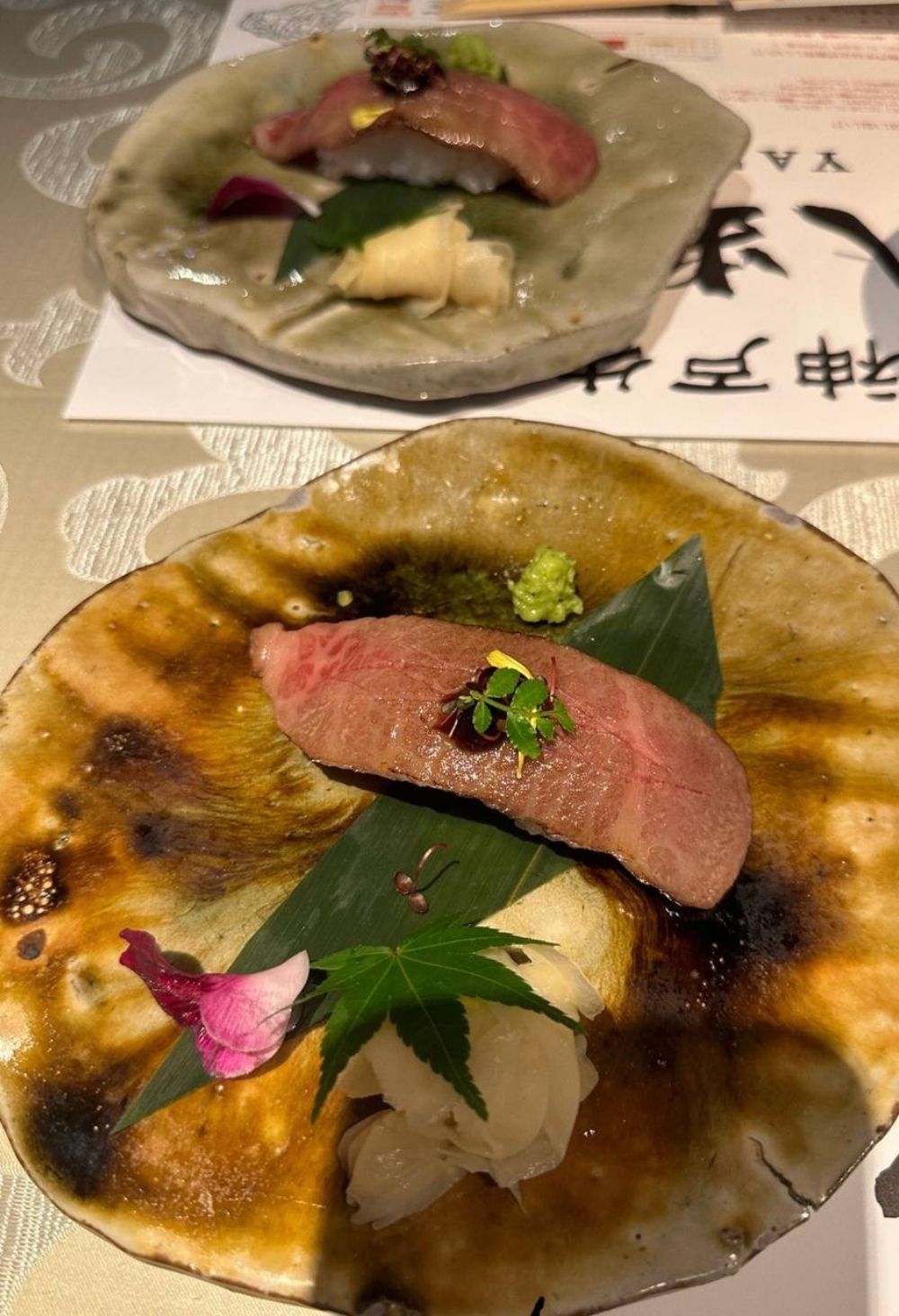 오사카 현지인이 추천하는 고베 소고기 맛집 소고기 스시