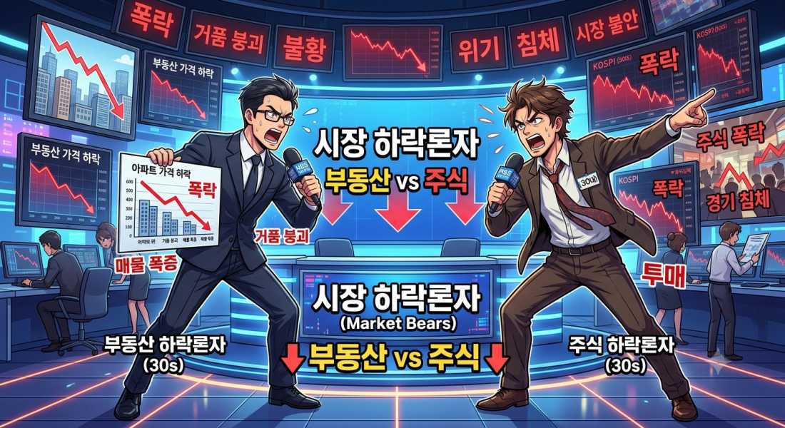 부동산 주식 하락론자
