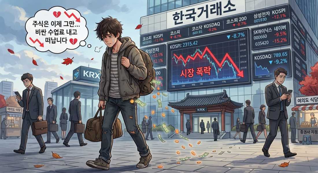 비싼 수업료를 지불하고 떠나는 개인투자자