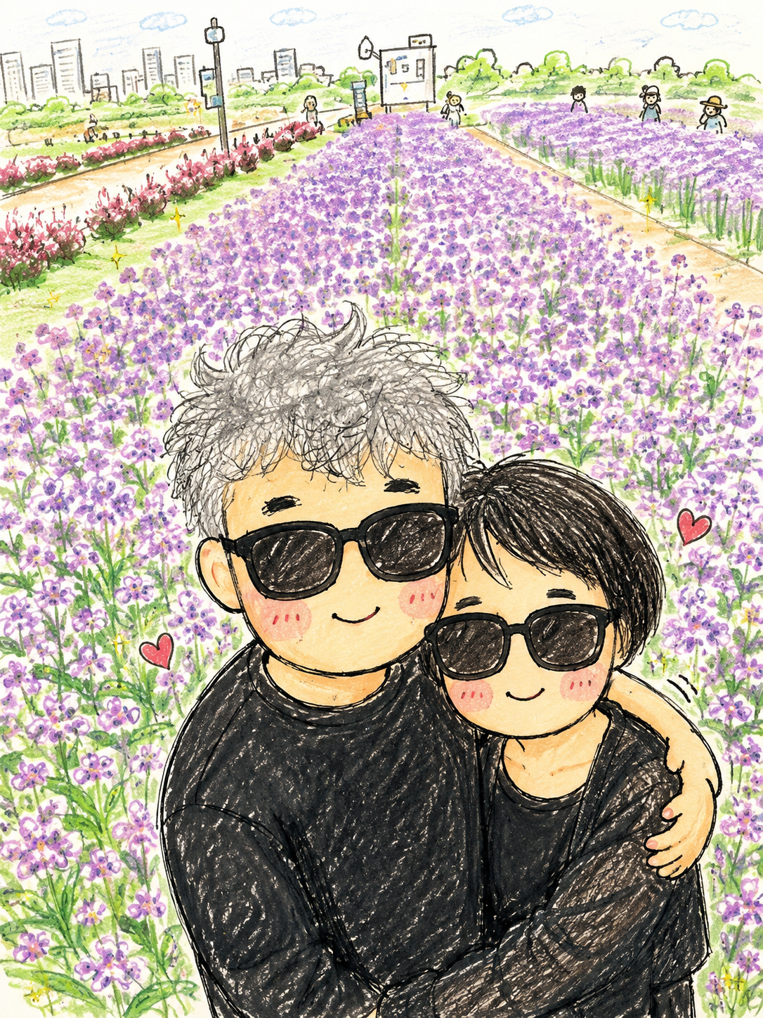 낙서 프로필 이미지 생성