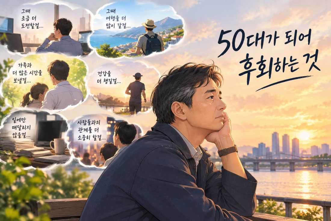50대가 되어 후회하는 10가지